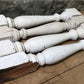 4 Balusters White Wood Architectural Salvage Spindles Porch Post House Trim A10