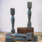 Balusters - 4 Vintage Green Wood Balusters, Reclaimed Spindles, Architectural Salvage, A3 by The Old Grainery (Architectur...