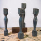 Balusters - 4 Vintage Green Wood Balusters, Reclaimed Spindles, Architectural Salvage, A3 by The Old Grainery (Architectur...