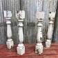 4 Balusters White Wood Architectural Salvage Spindles Porch Post House Trim A40,