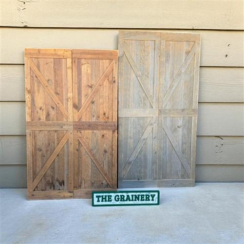 Barn Door - Sliding Barn Door, Amish Custom Made To Order, Farmhouse Door A5 by The Old Grainery (barn doors, distressed,...