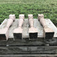 4 Vintage Wood Balusters, Salvaged Spindles, Chippy Paint Porch Posts i