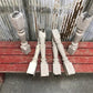 6 Balusters Tan Wood Architectural Salvage Spindles Porch Post House Trim O,