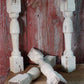 4 Balusters Painted Wood Architectural Salvage Spindles Porch House Trim A23,