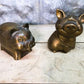 Art & Collectibles > Collectibles > Figurines & Knick Knacks - 2 Piggy Banks, Salesman Sample, Doorstep Toy Coin Money Arc...