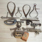 Lot Vintage Machinist Tools, Calipers, Pipe Cutter, Rex 10 Extractors, More