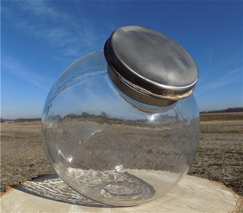 Round Jar, Canister Jar, Kitchen Storage, Candy Cookie, Counter Display, Kitchen Counter Pantry Storage, Kitchen Staple Jars Rack