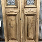 Antique French Double Doors (40x98.5) Wood Iron Doors, European Doors D53