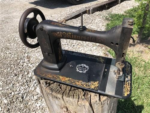 Minnesota Model A Treadle Sewing Machine Head Only, Antique Serial#1271577