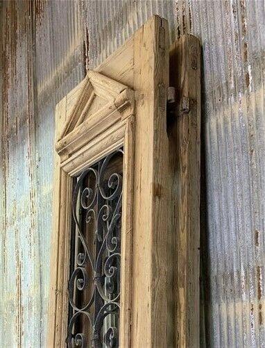 Antique French Double Doors (52x103.5) European Doors, Iron Wood Doors, R14