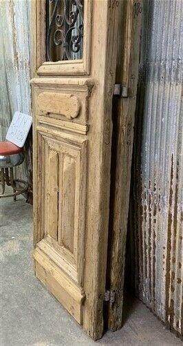 Antique French Double Doors (52x103.5) European Doors, Iron Wood Doors, R14