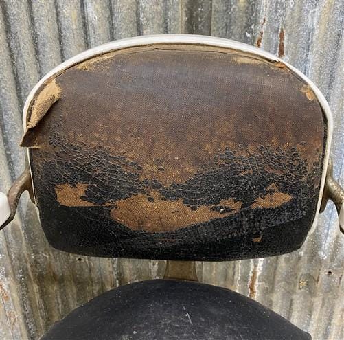 Child's Barber Chair, Koken Barber Chair, Vintage Chair, Porcelain Furniture, A