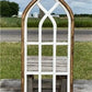 2 Tone Arched Cathedral Window Frame, Wooden Church Frame, Gothic Window Frame