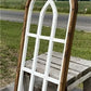 2 Tone Arched Cathedral Window Frame, Wooden Church Frame, Gothic Window Frame