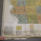 1921 Adams County Illinois Map, Vintage Canvas Historical Reference.
