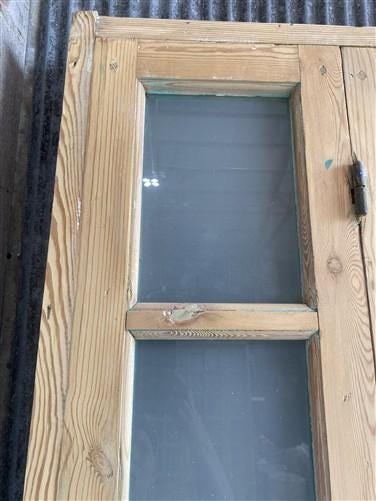 Antique French Double Doors (71x88) Frosted Glass European SideLite Jamb C13