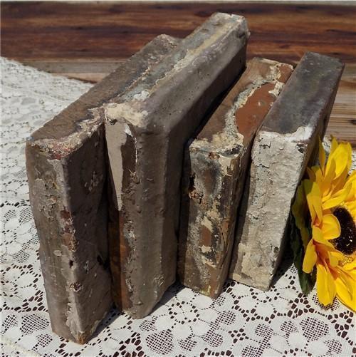 Plinth Block - 4 Plinth Blocks, Antique Bullseye Rosettes, Architectural Salvage, Wood Trim A9 by The Old Grainery (Antiqu...