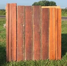 Wood Trim - 8 Wood Trim Pieces, Architectural Salvage, Reclaimed Vintage Wood Baseboard A26 by The Old Grainery (1800s, ar...