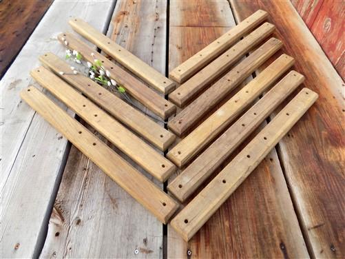 12 Wood Pieces, Reclaimed Lumber Trim, Architectural Salvage, Arts Crafts B,