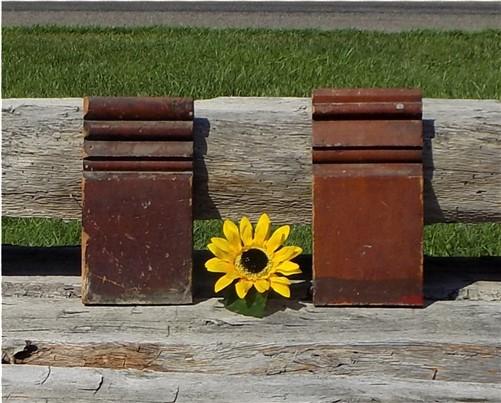 Trim - 2 Plinth Blocks, Door Trim Molding Architectural Salvage, Antique Wood Trim C10 by The Old Grainery (Achitectural,...