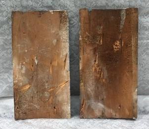 Plinth Blocks - 2 Plinth Blocks, Door Trim Molding Architectural Salvage, Wood Bullseye C38 by The Old Grainery (accent, a...