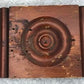2 Plinth Blocks, Door Trim Molding Architectural Salvage, Wood Bullseye C35