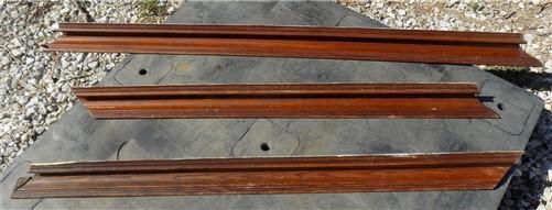 Wood Wall Hanging Shelf Plate Rack, Fireplace Mantel, Architectural Salvage B,