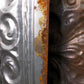 4 Ceiling Tin Panels, Vintage Reclaimed Molding Architectural Salvage A50,