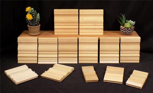 Crown Molding - Sample Size Wood Baseboard Crown Molding, Art Craft Supply Wood Trim, by The Old Grainery (10, Art, Basebo...