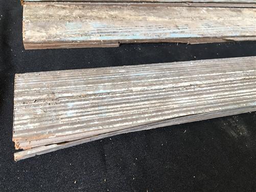 Reclaimed Wainscoting Bead Board Pieces, Architectural Salvage Vintage A19,