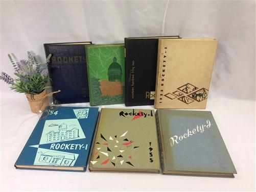 Books - 1950-56 Augustana College Yearbooks, Rockety 1, Rock Island Illinois, Genealogy by The Old Grainery (ancestry, ann...