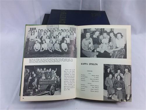 1950-56 Augustana College Yearbooks, Rockety 1, Rock Island Illinois, Genealogy