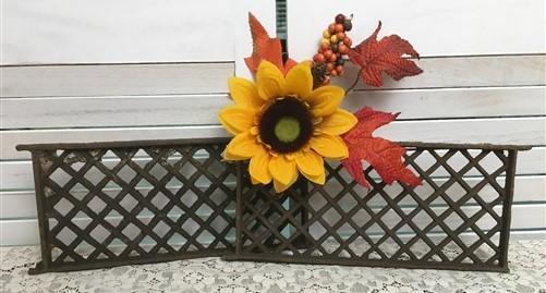 Cast iron grate - 2 Flat Cast Iron Grates Fretwork Vent Cover Air Return Architectural Salvage U by The Old Grainery (air...