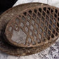Cast iron grate - Ornamental Cast Iron Vent, Architectural Salvage, Decorative Sunken Grate C, by The Old Grainery (Air Re...
