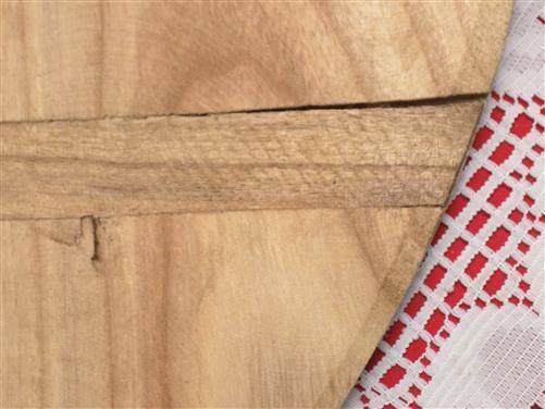 Round Wooden Bread Board, French Cutting Board, Rustic Chopping Board E20,