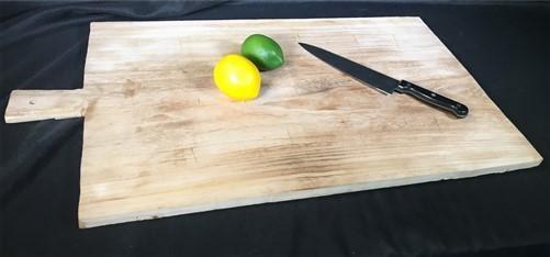 Bread Board - Wooden Rectangle Bread Board, French Cutting Board, Rustic Chopping Board H, by The Old Grainery (Beige, cha...