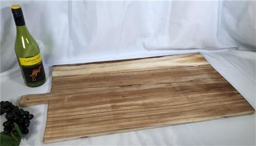 Bread Board - Wooden Rectangle Bread Board, French Cutting Board, Rustic Chopping Board O, by The Old Grainery (Beige, cha...