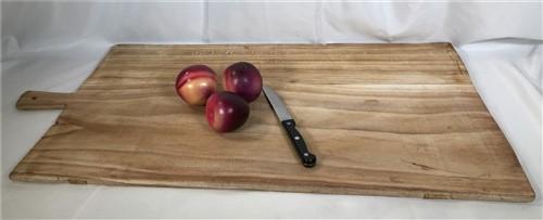 Bread Board - Wooden Rectangle Bread Board, French Cutting Board, Rustic Chopping Board M, by The Old Grainery (Beige, cha...