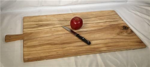 Bread Board - Wooden Rectangle Bread Board, French Cutting Board, Rustic Chopping Board K, by The Old Grainery (Beige, cha...