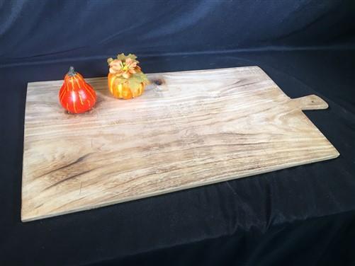 Bread Board - Wooden Rectangle Bread Board, French Cutting Board, Rustic Chopping Board X, by The Old Grainery (Beige, cha...