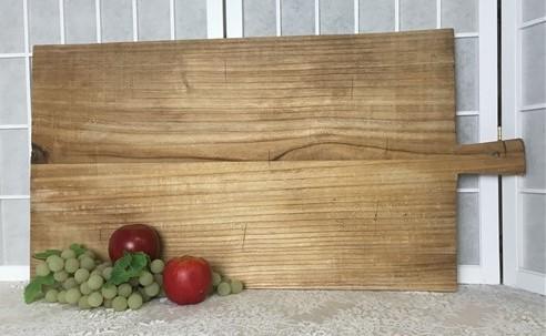 Wooden Rectangle Bread Board, French Cutting Board, Rustic Chopping Board A15