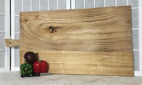 Wooden Rectangle Bread Board, French Cutting Board, Rustic Chopping Board A16