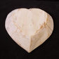 Dough Bowls - White Wood Heart Bread Dough Bowl, Rustic French Country Carved Centerpiece A9 by The Old Grainery (bread bo...