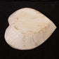 Dough Bowls - White Wood Heart Bread Dough Bowl, Rustic French Country Carved Centerpiece A9 by The Old Grainery (bread bo...