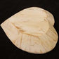 Dough Bowls - White Wood Heart Bread Dough Bowl, Rustic French Country Carved Centerpiece A9 by The Old Grainery (bread bo...