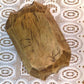 Dark Wood Bowl, Rustic Farmhouse Table Decor, Mini Carved Wooden Bread Bowl A18,