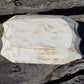 White Wood Bowl, Rustic Farmhouse Table Decor, Mini Carved Wood Bread Bowl G,