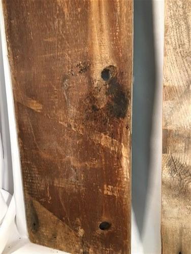 4 Barn Wood Reclaimed Planks, Wall Siding Boards, Lumber Floating Shelf A9,