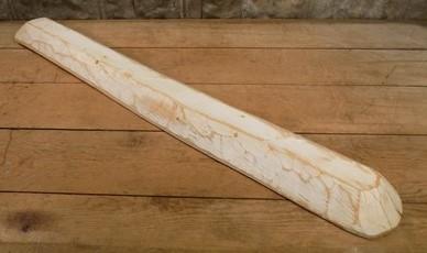 Long Wooden Bowl, Carved Wood Baguette Bread Tray, Rustic Farmhouse Decor X,