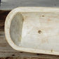 Long Wooden Bowl, Carved Wood Baguette Bread Tray, Rustic Farmhouse Decor A3,